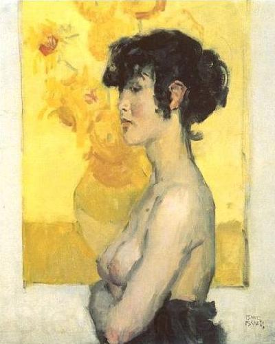 Isaac Israels Woman before Norge oil painting art